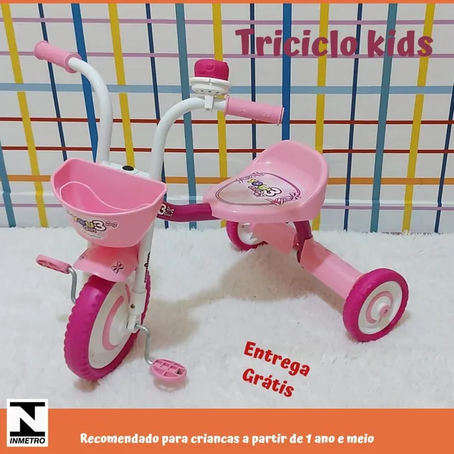 Triciclo Infantil Triciclo Criança Motoca Infantil Motoca Criança Bicicleta  Infantil Triciclo Bebe, Brinquedo para Bebês Bandeirante Usado 88133663