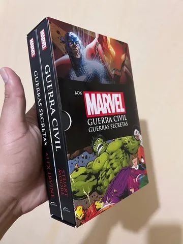 Box Marvel guerra civil e guerras secretas - Foto 2