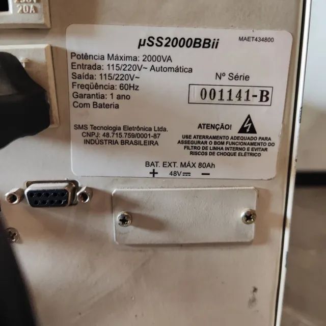 Nobreck senoidal 2kwa com defeito - Foto 4