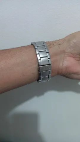 Relógio de pulso Orient Analógico pulseira aço  - Foto 5