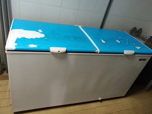 2 Freezer Horizontal Metalfrio dupla ação 220V 546L