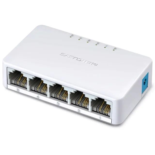 Switch de Mesa Mercusys 5 portas 10/100Mbps MS105  Loja Coimbra Computadores Entregamos