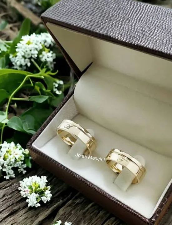Alianças Personalizadas Iniciais  - Foto 2