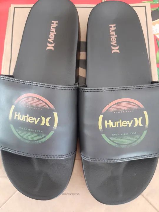 Chinelo Original Slide Roots Hurley - Foto 2
