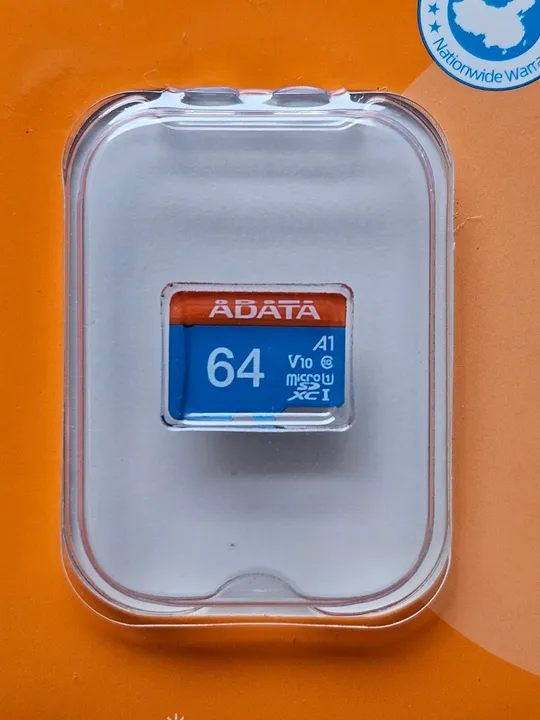 Cartão de memoria Micro SD 64GB ADATA A1 V10