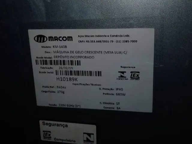 Maquina de Gelo Macom KM-140B - Foto 2
