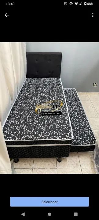 Cama Box Solteiro com auxiliar - Ouro Flex - Foto 4