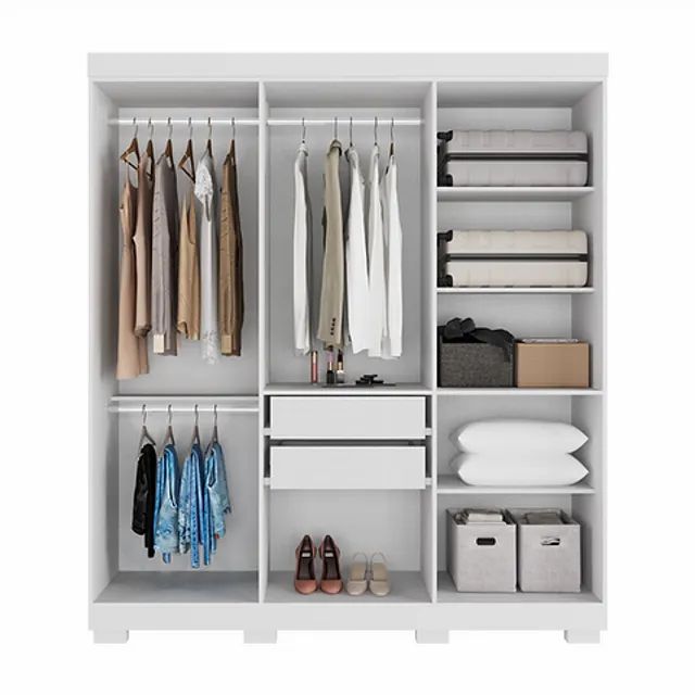 Guarda Roupa 6 Portas Paolla - Entrega/Montagem Grátis para Fortaleza - Foto 4