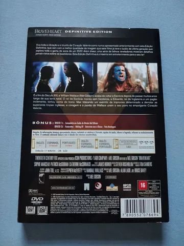 DVD Coração Valente Definite Edition (duplo com luva) - Foto 2