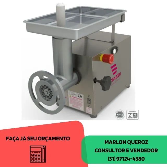 Moedor de Carne Boca 10 Inox Braesi