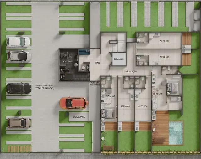 Apartamento para venda tem 22 metros quadrados com 1 quarto em TAMANDARE I - Tamandaré - P - Foto 4