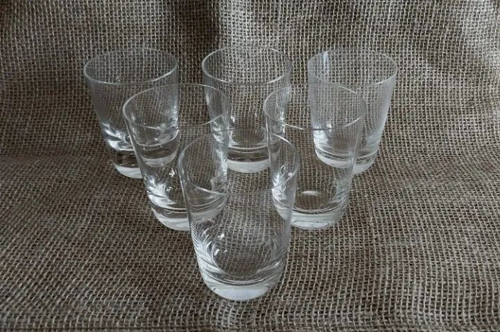 Jogo Com 6 Copos em fino Cristal, Para Dose 60 ml. - Foto 5