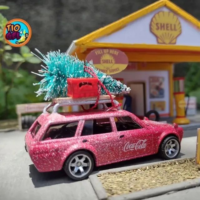 hot wheels datsun bluebird 510 wagon custom christmas - Foto 3
