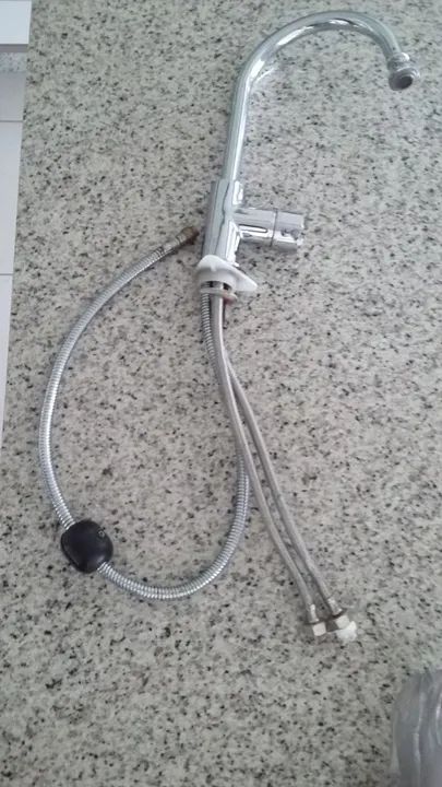 Torneira Monocomando Cozinha Flexível Gourmet Metal