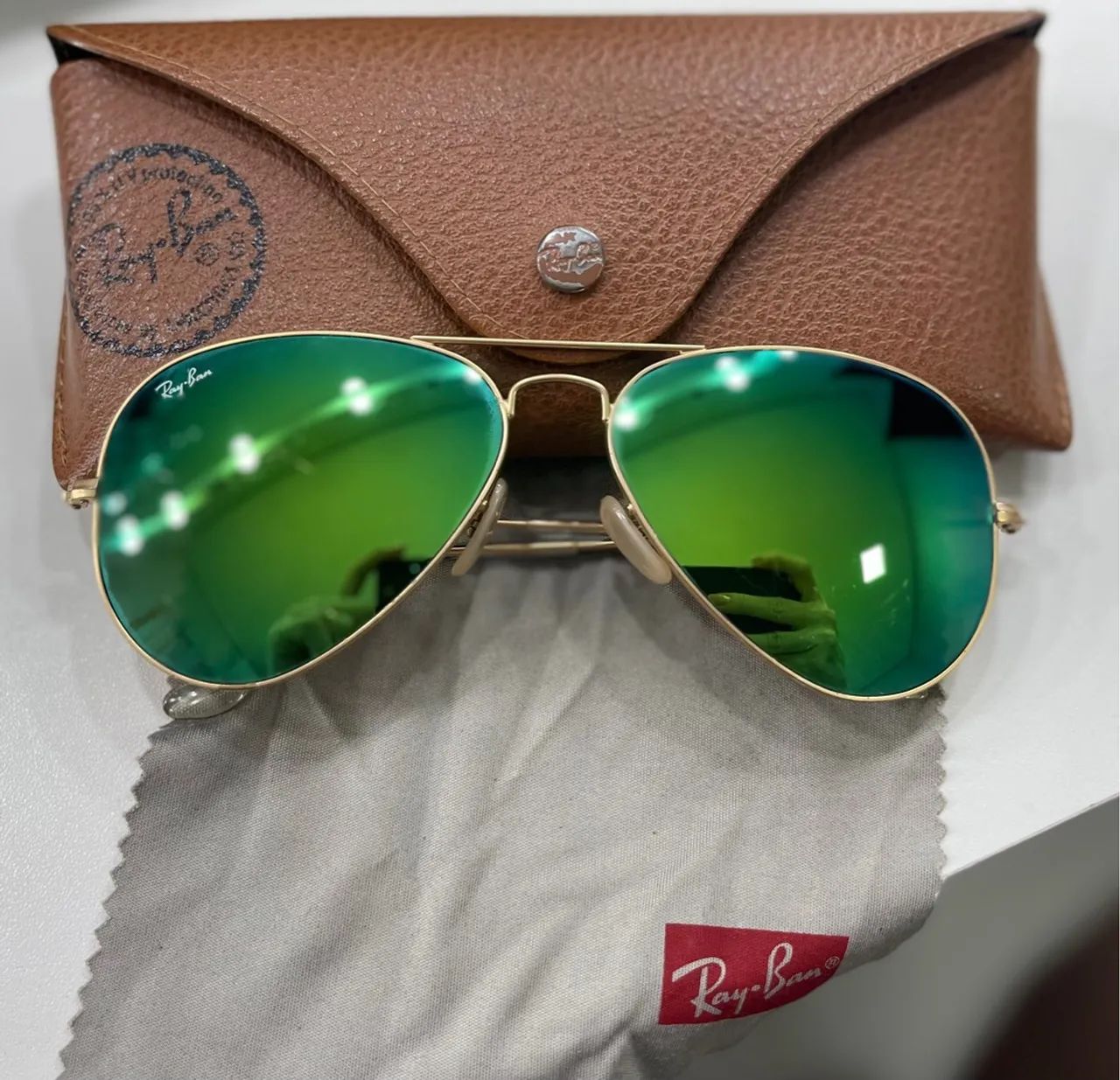 Óculos Ray Ban Aviator Original - Foto 4