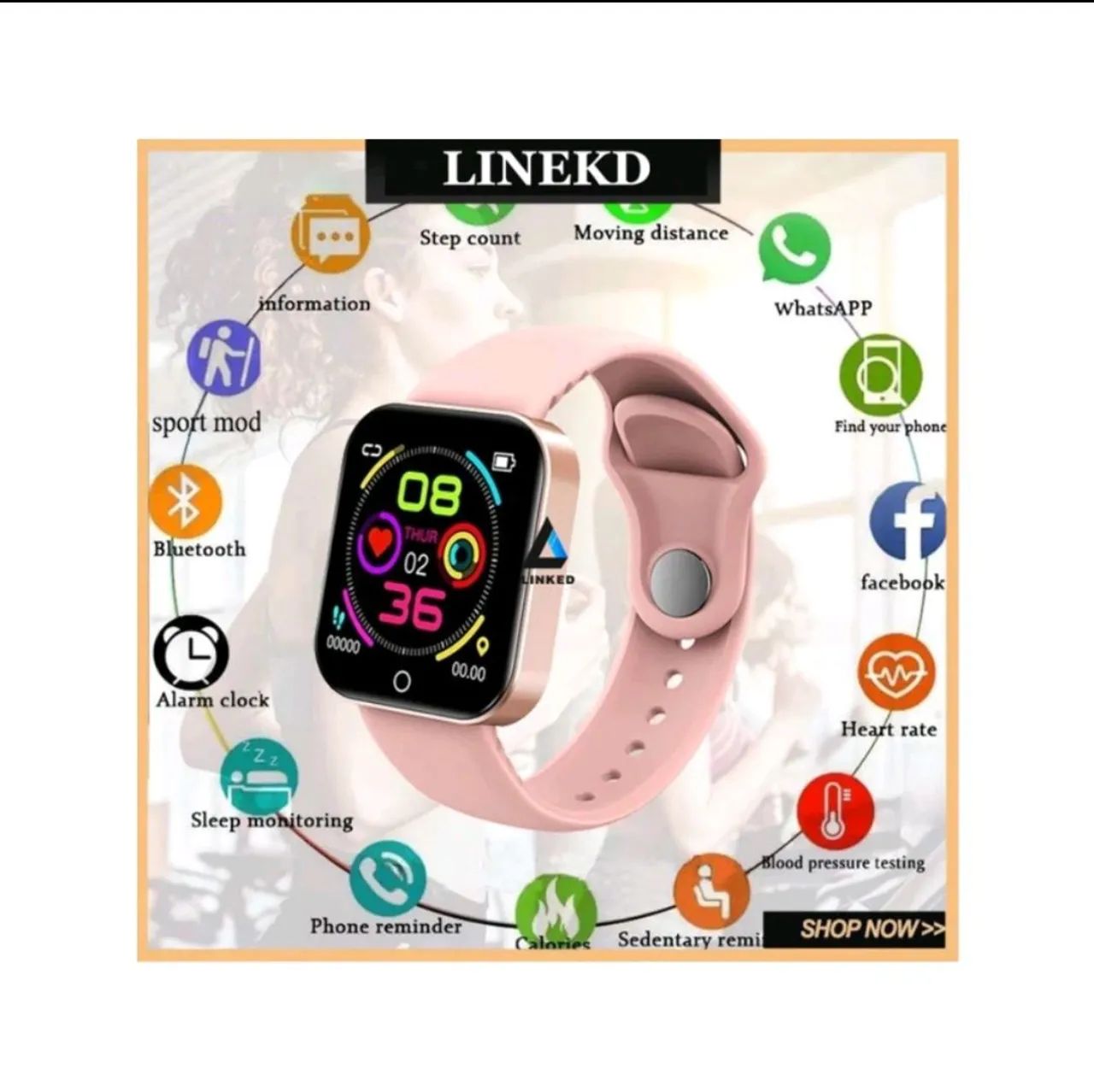 Smartwatch D30 Y78 - Foto 2
