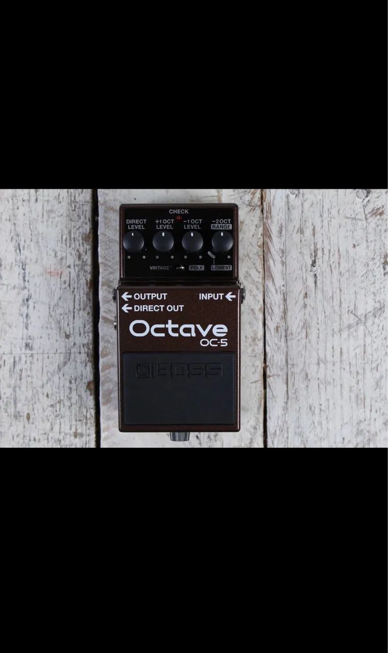 Pedal Octave Boss OC-5 - Instrumentos musicais - Interlagos