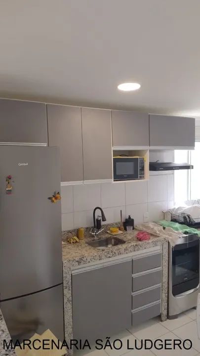Armário Cozinha Mdf Cinza - Foto 4