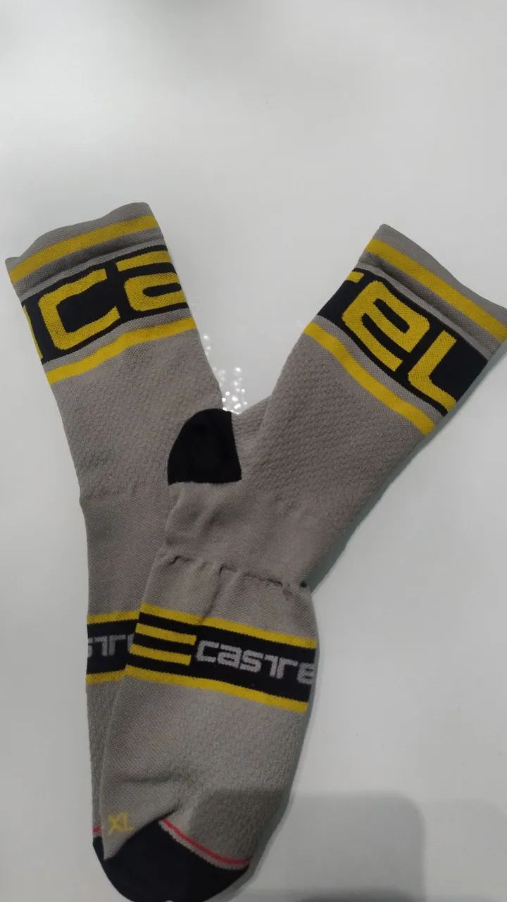 Meias Castelli original unissex ciclismo  - Foto 3