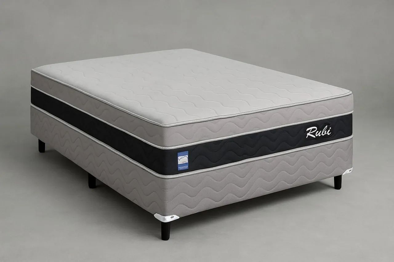 Cama Casal Unibox Rubi (Entrega grátis e imediata p/Fortaleza)<br>
