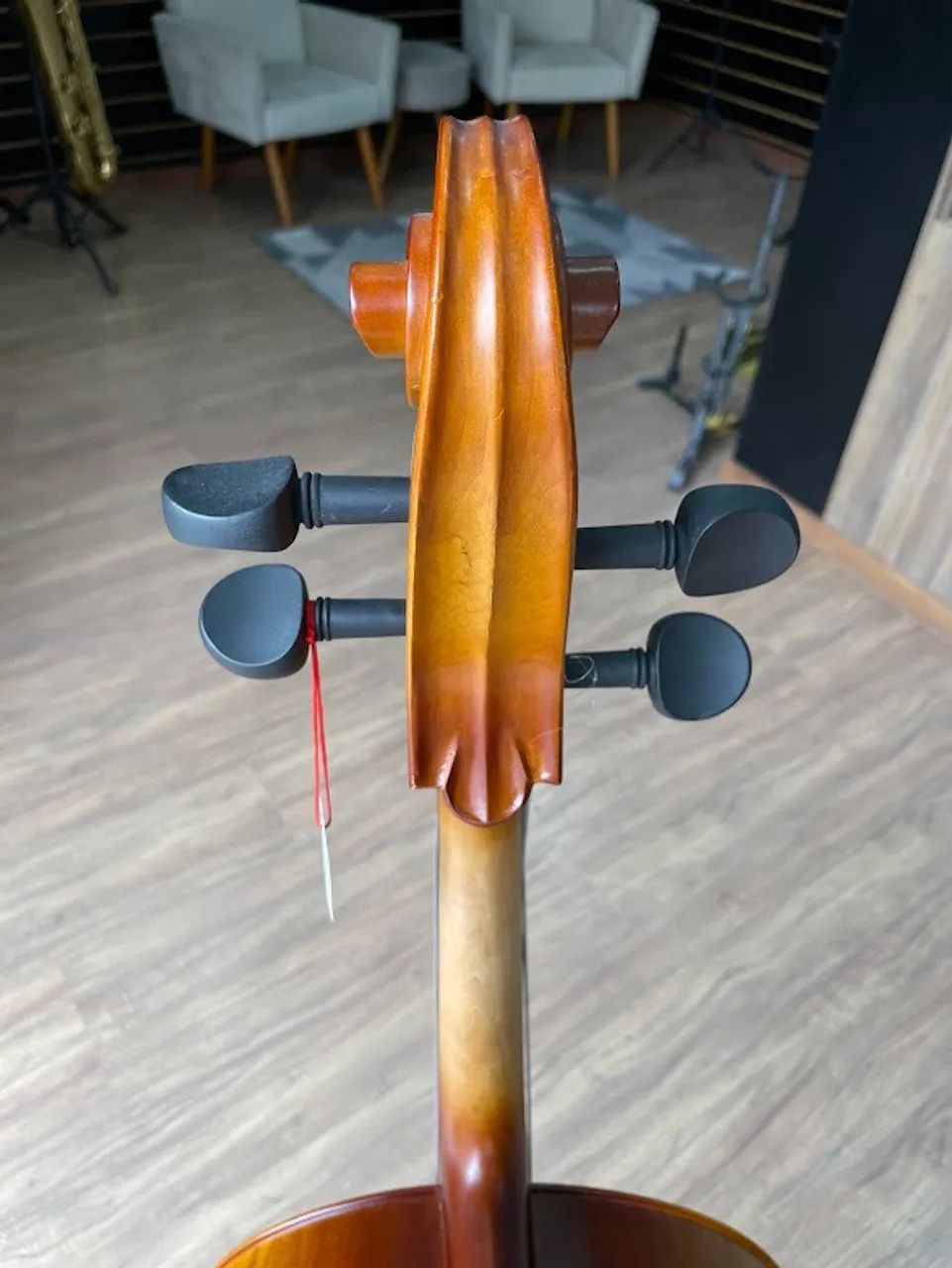 Violoncelo Schieffer 4/4 NOVO #SCHLO4/4-003E  - Foto 5