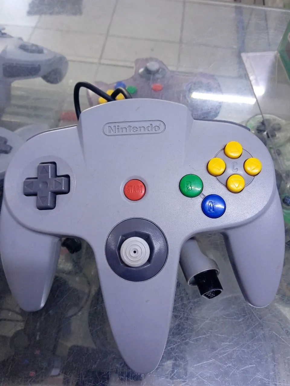 Controle Nintendo 64 Cinza Original