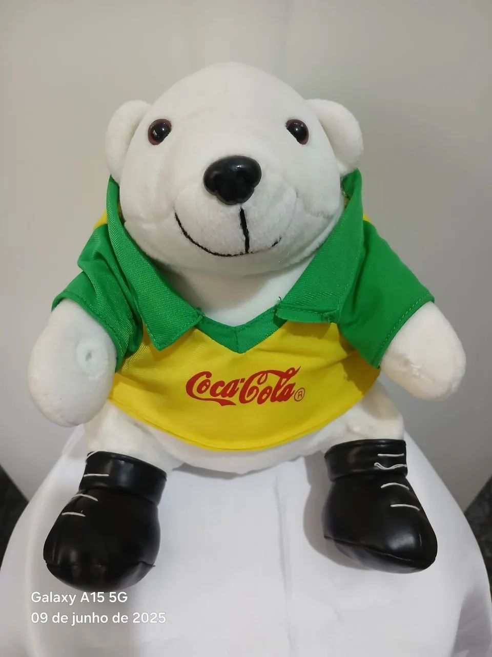 Urso Polar Coca-Cola de Pelúcia
