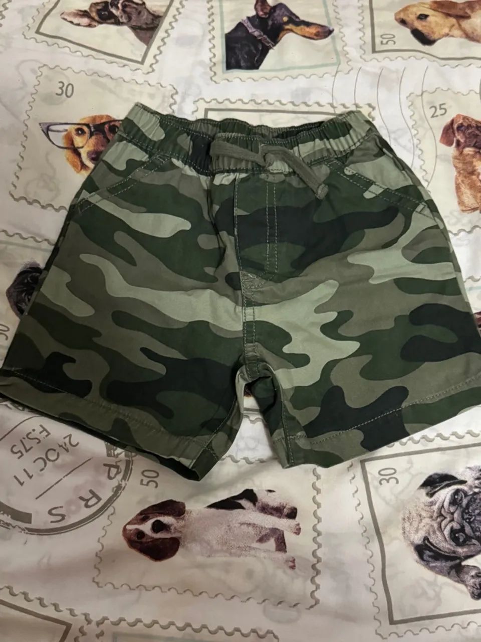 Conjunto Carter's Shorts Camuflado e Regata Watch Out World - Foto 3