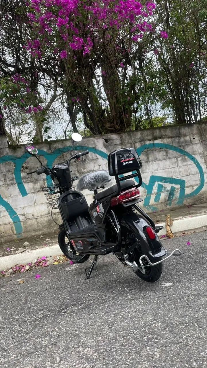 Bicicleta Elétrica Scooter Yiwu Vitte Plus Bivolt 800w 48v - Foto 6