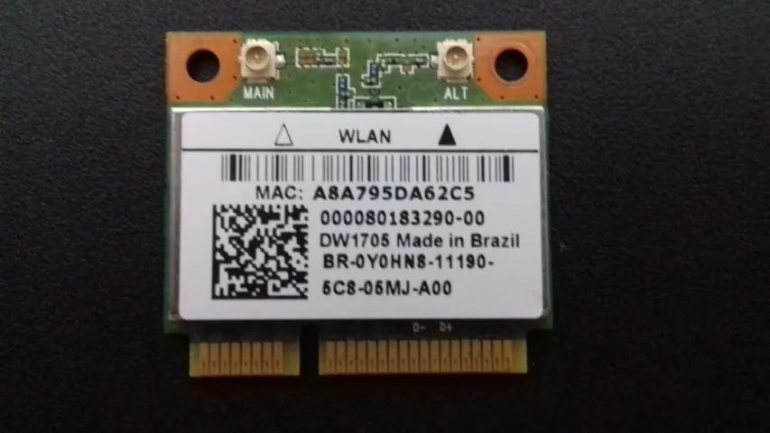  Placa de Rede WiFi PCI 2.4ghz Dell Original