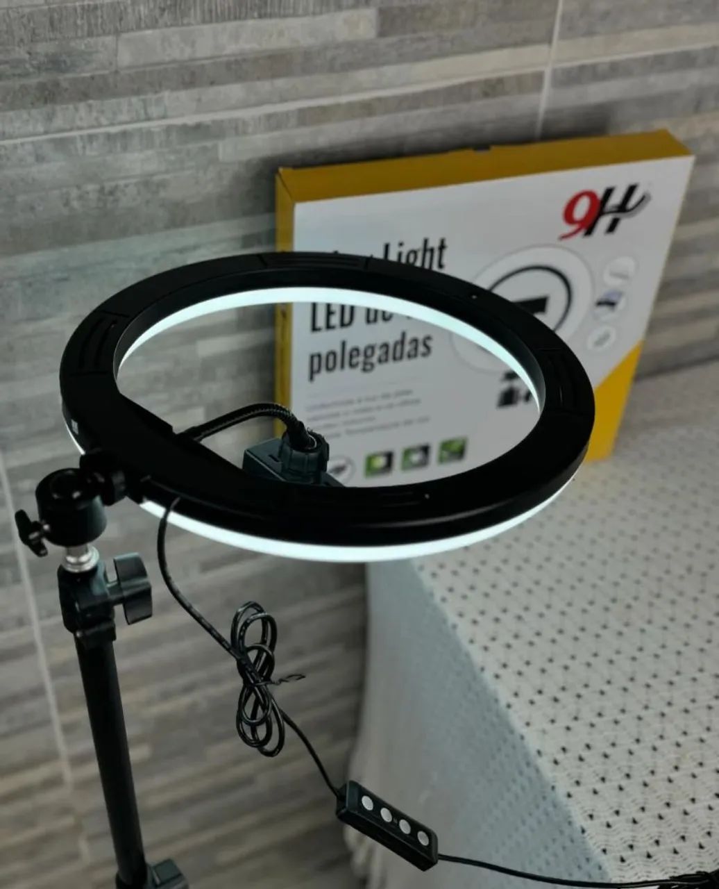 Ring Light com suporte de celular 12 polegadas 