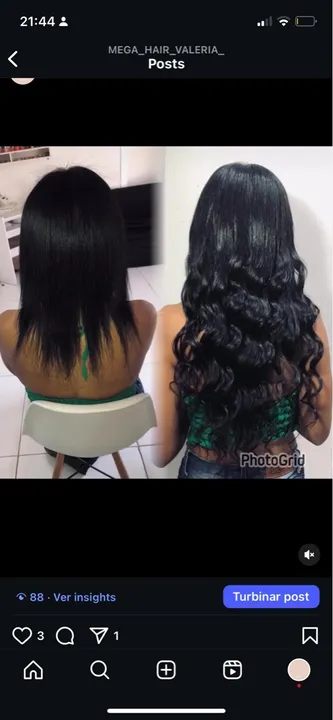 Coloco mega hair no método de queratina