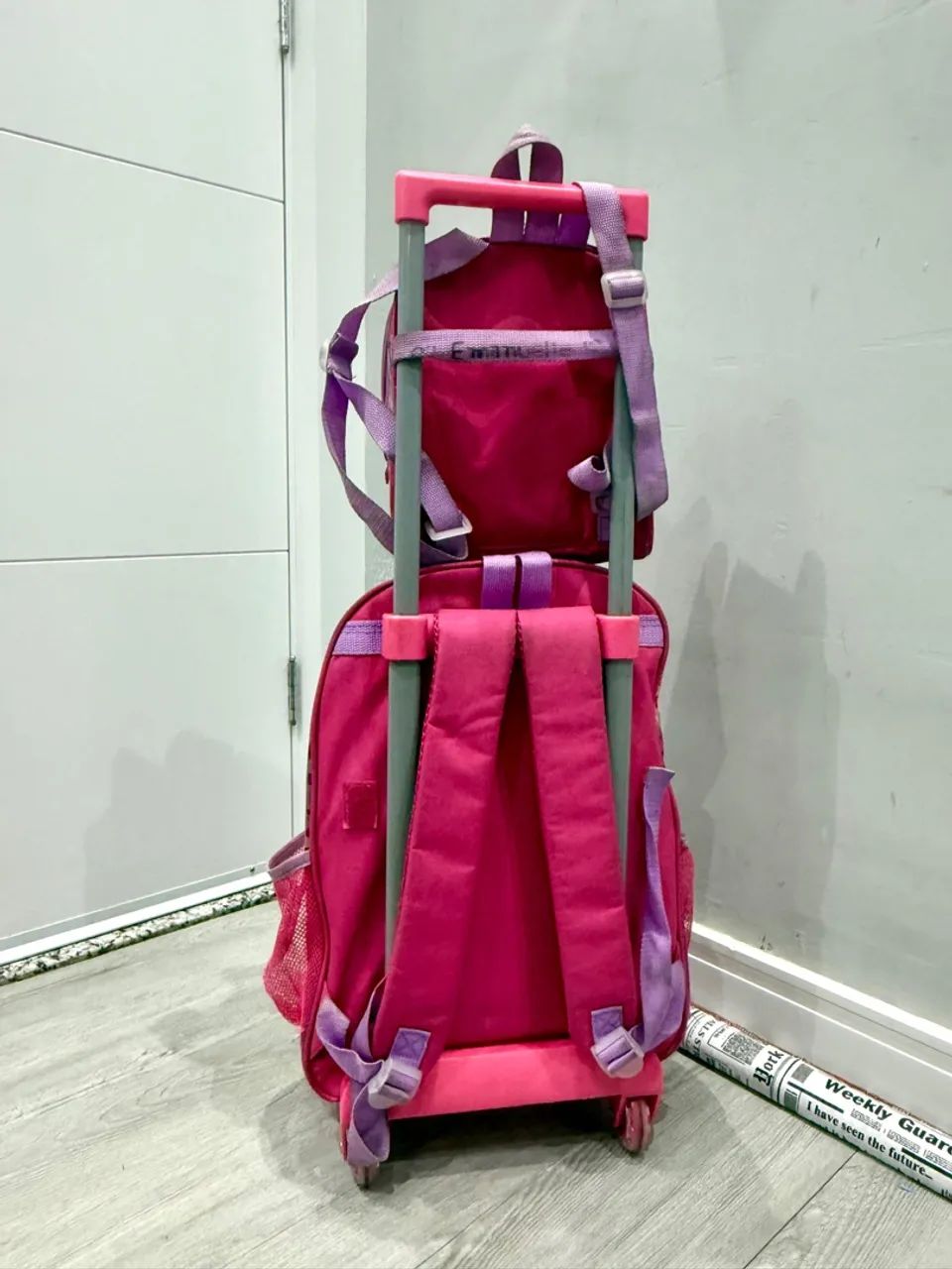 Mochila Infantil Unicórnio com Rodinhas - Foto 4