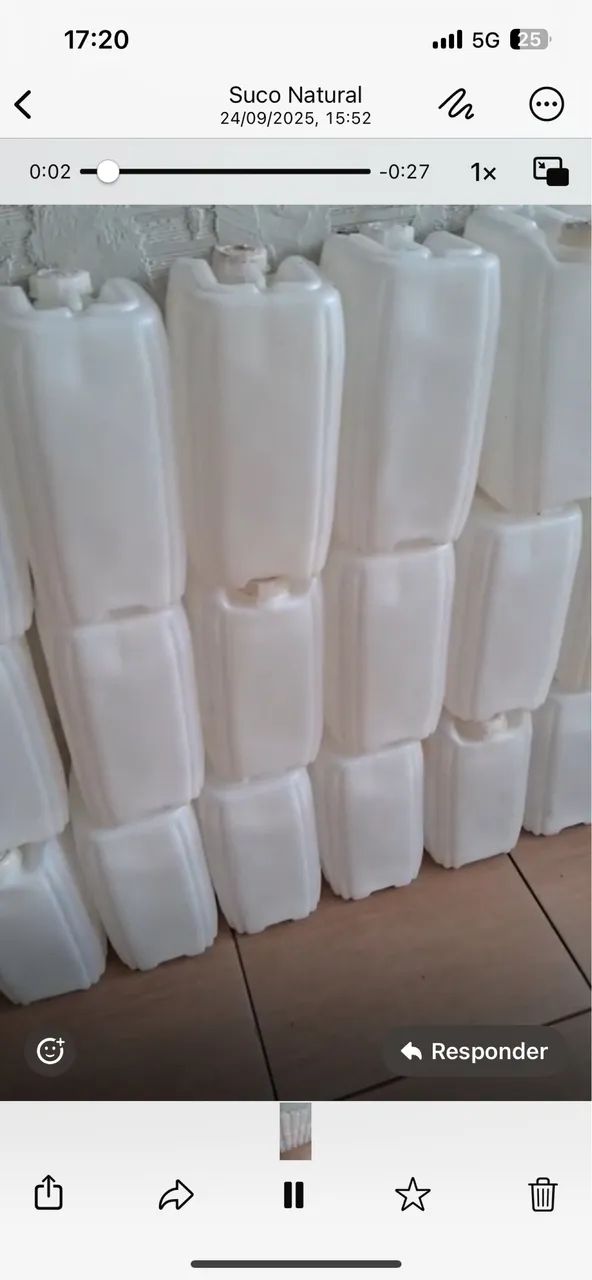 Vendo galão de 20lt 