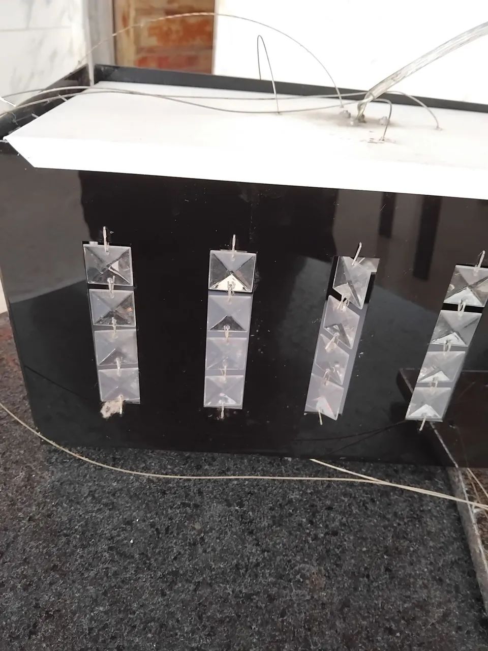 Lustre de cristal decorativo