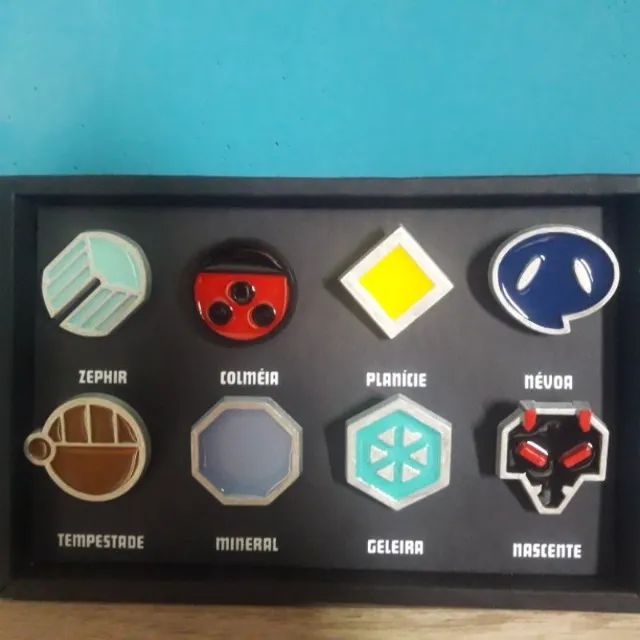Insígnias- Kanto e Johto - Foto 2
