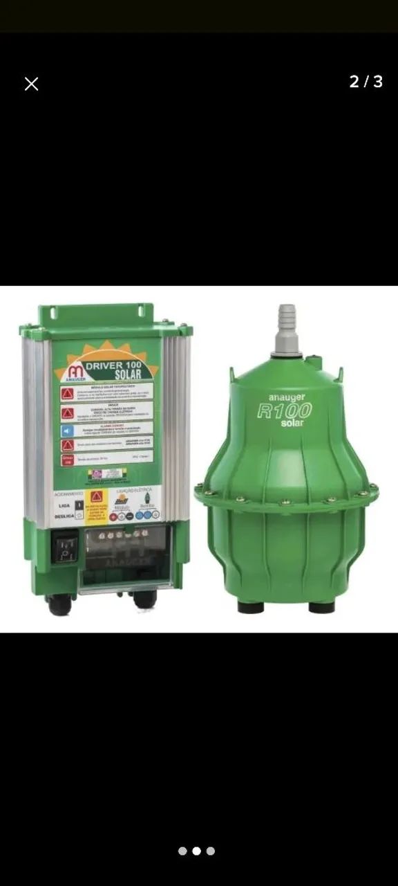 Kit Solar 280W Bomba Sapo Anauger 36V 40MCA R100 - Foto 2