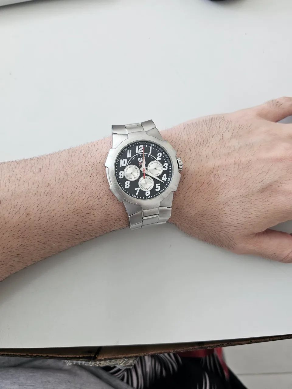 Relógio CAT Gripper R6.149 Original - Cronógrafo em Aço Inox<br> - Foto 5