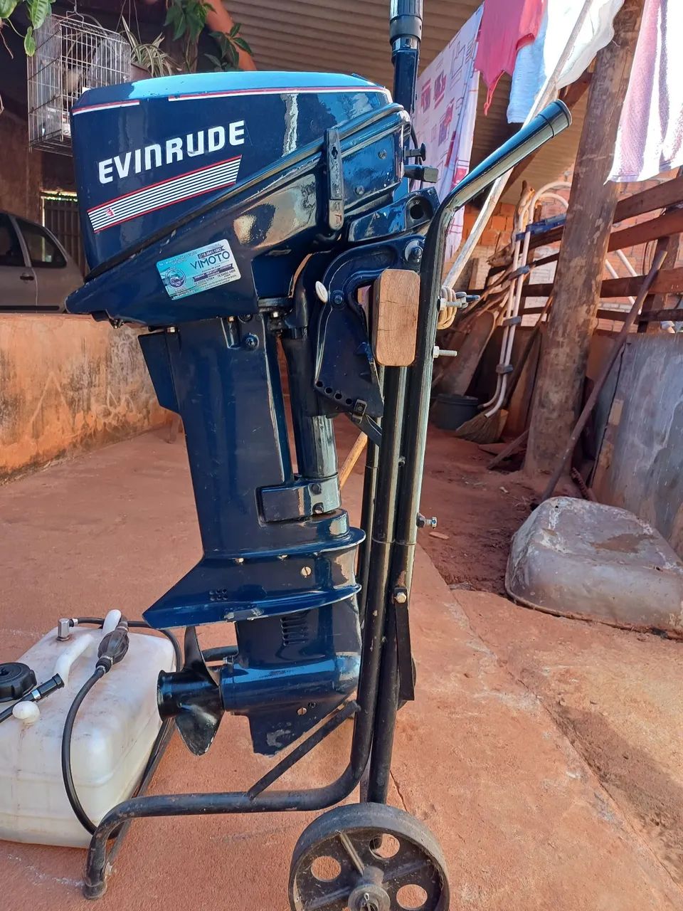 Motor de poupa everude 15hp  - Foto 2