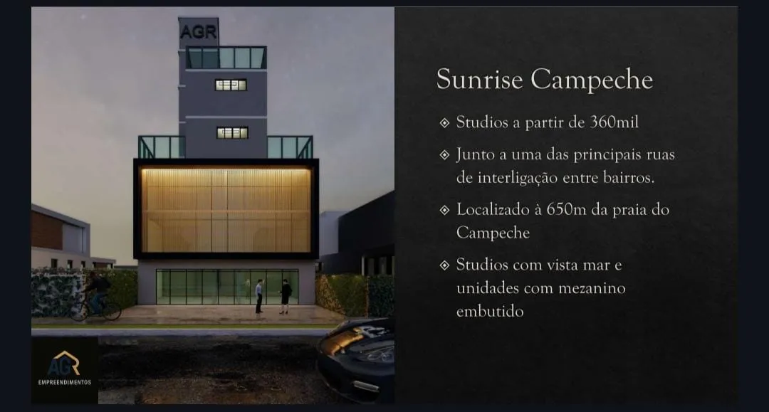 Sala comercial FINANCIÁVEL apartamento a venda com 30 m² no Campeche - Florianópolis - SC