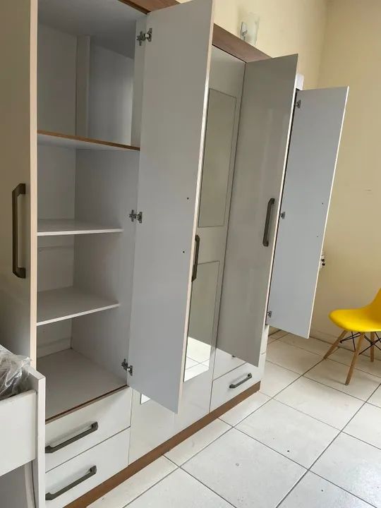 Guarda-Roupa 6 Portas Hércules 1,77m- Produto Novo Entrega Rápida - Foto 3