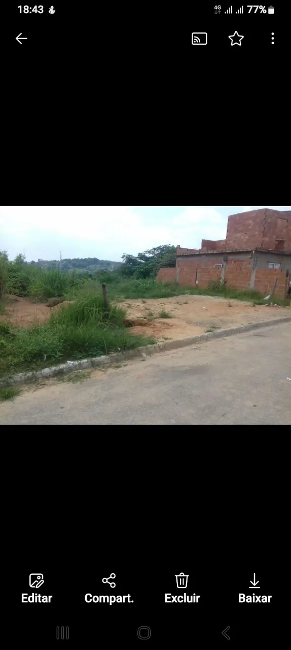 Vendo terreno em Miguel Couto