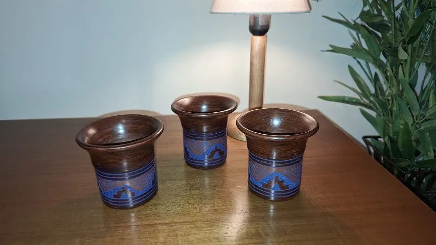Vasos de diversos tamanhos em Cerâmica estilo Marajoara - Foto 5