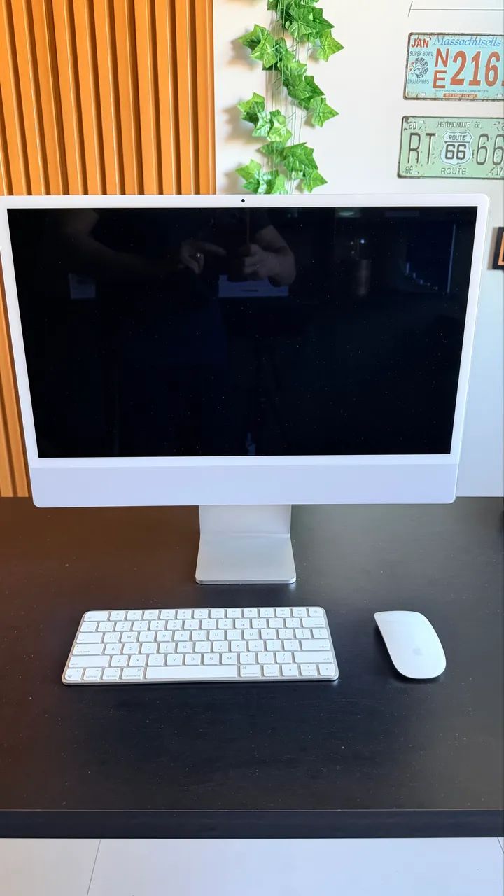 Apple iMac 24 M1, 8 GB RAM 256GB SSD Prata c/ Caixa Original - Foto 3