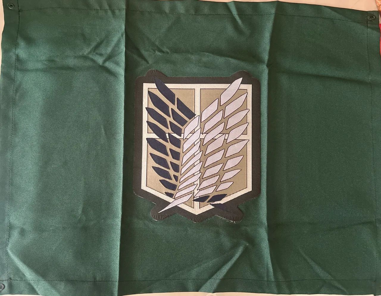 Bandeira Attack on Titan Tropa de Exploração - Nova