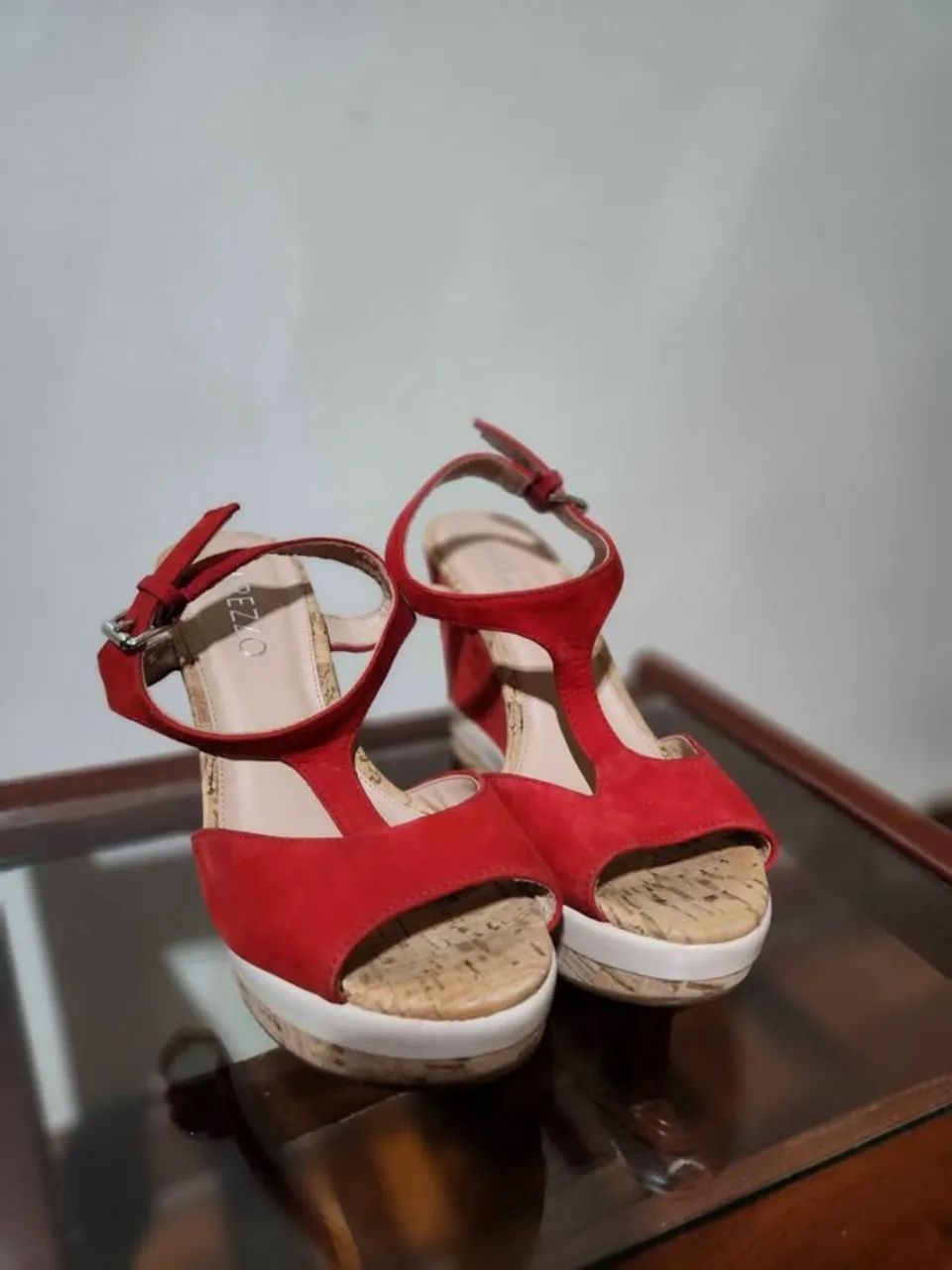 Sandália plataforma Arezzo Tam 37 - Foto 4
