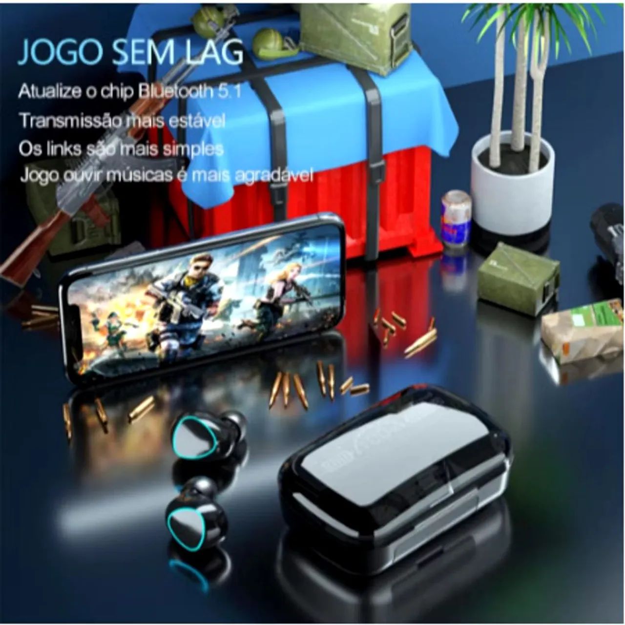 Fone bluetooth M10 - Foto 5