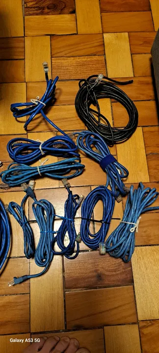 Cabos de rede RJ45 - Diversos tamanhos