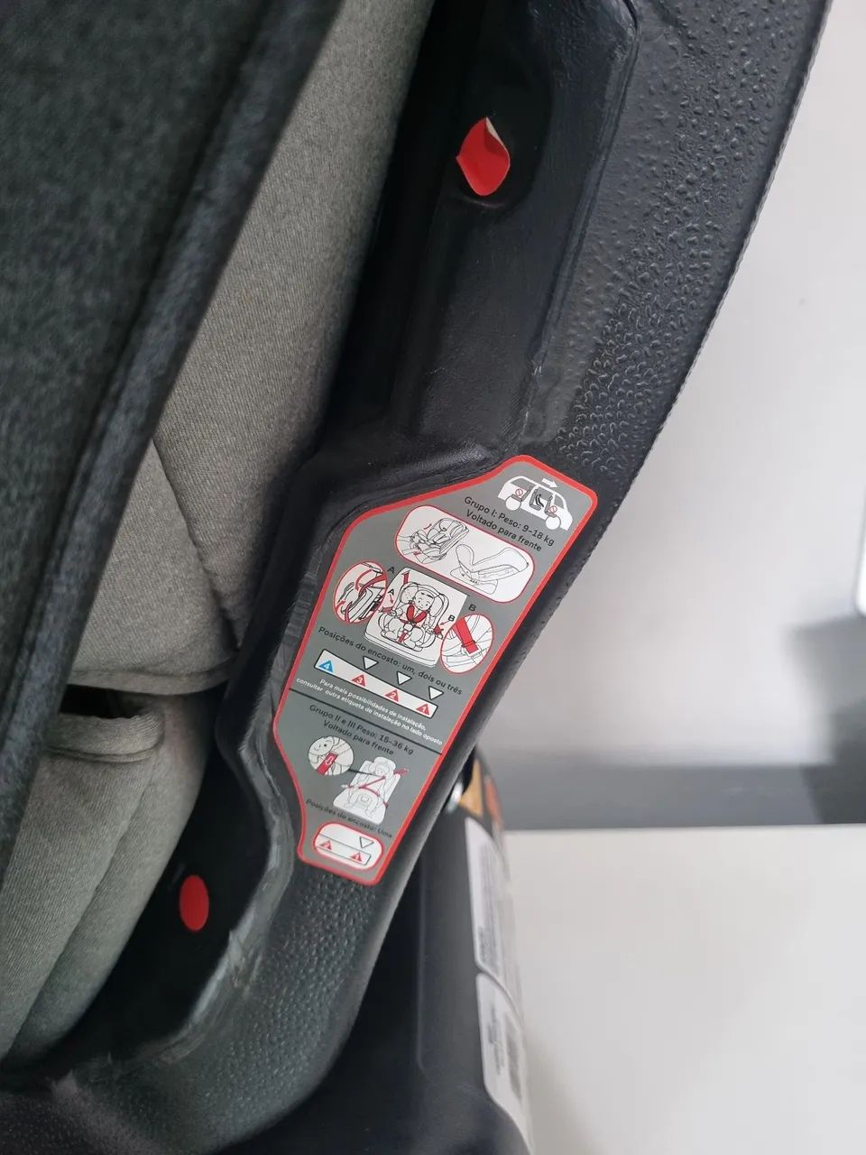 Cadeira Para Auto 0-36 Kg Mass Preta Litet - Foto 4