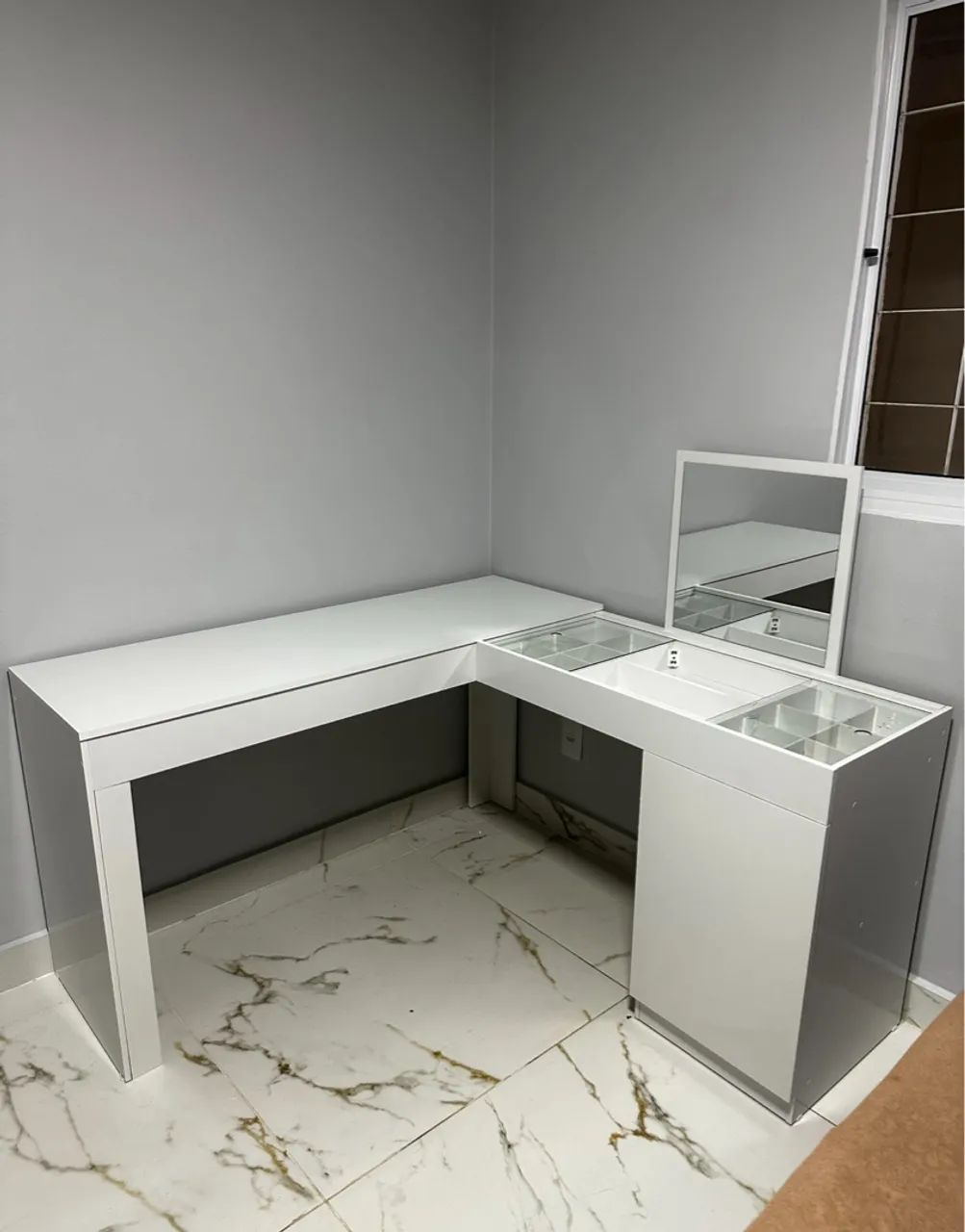 Conjunto Penteadeira + cadeira nova - Foto 3